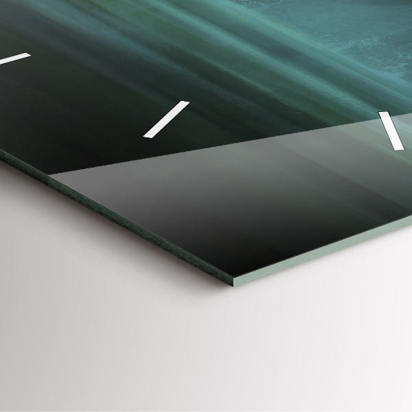 Szögletes fali üvegóra Ember és szörny a mocsárban