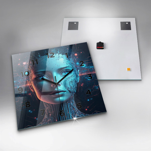 Szögletes fali üvegóra Mesterséges intelligencia