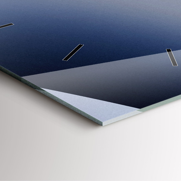 Szögletes fali üvegóra Absztrakciós nap