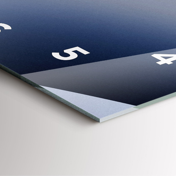 Szögletes fali üvegóra Absztrakciós nap