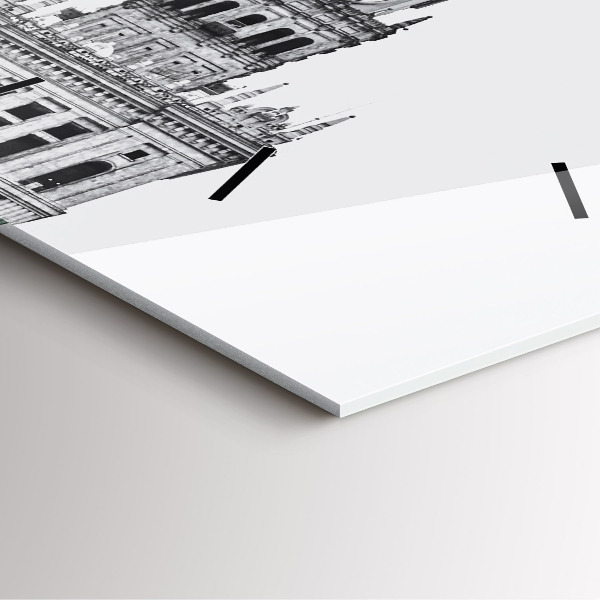 Szögletes fali üvegóra Kultúra és Tudomány Palotája