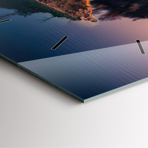 Szögletes fali üvegóra Krakkói Zakrzówek-tó