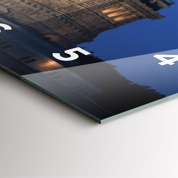 Szögletes fali üvegóra New York-i Szabadság-szobor