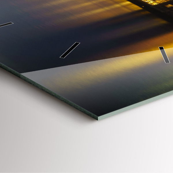 Szögletes fali üvegóra Winchester Palace London