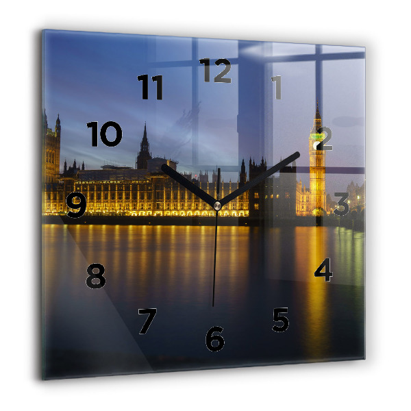 Szögletes fali üvegóra Winchester Palace London