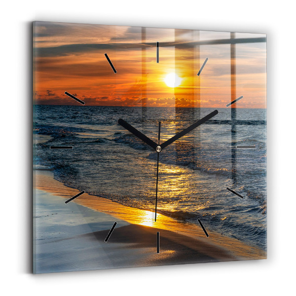 Szögletes fali üvegóra Władysławowo Balti-tenger