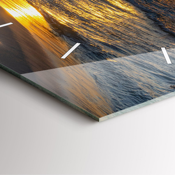 Szögletes fali üvegóra Władysławowo Balti-tenger