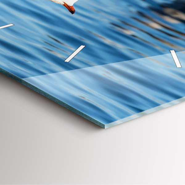 Szögletes fali üvegóra Sirályok Gdyniában