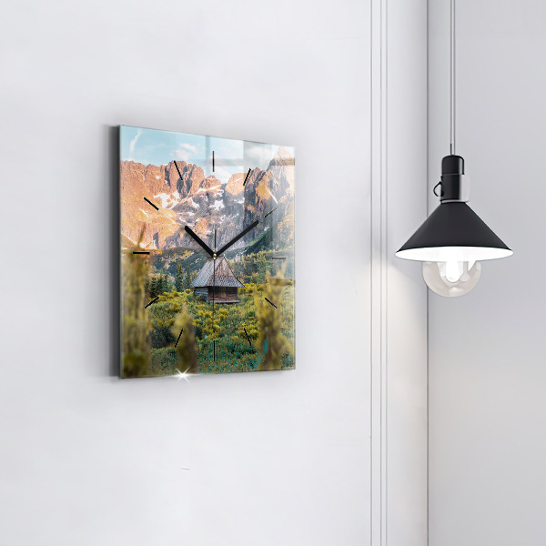 Szögletes fali üvegóra Vendégház a Tátrában
