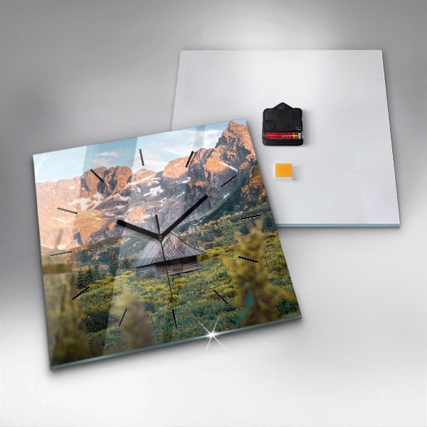 Szögletes fali üvegóra Vendégház a Tátrában