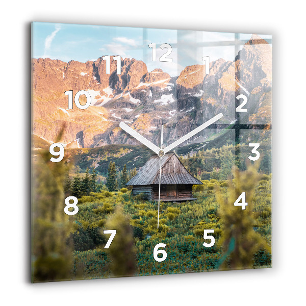 Szögletes fali üvegóra Vendégház a Tátrában