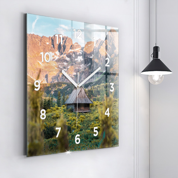 Szögletes fali üvegóra Vendégház a Tátrában