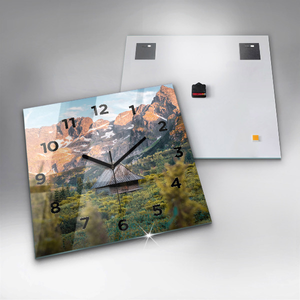 Szögletes fali üvegóra Vendégház a Tátrában