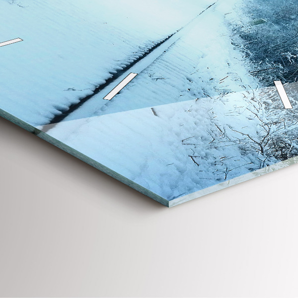 Szögletes fali üvegóra Szarvas a pályákon