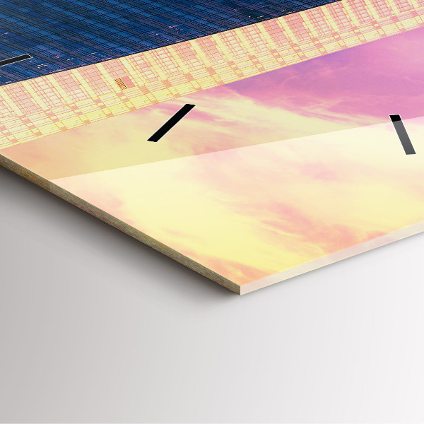 Szögletes fali üvegóra Felhőkarcoló Varsóban