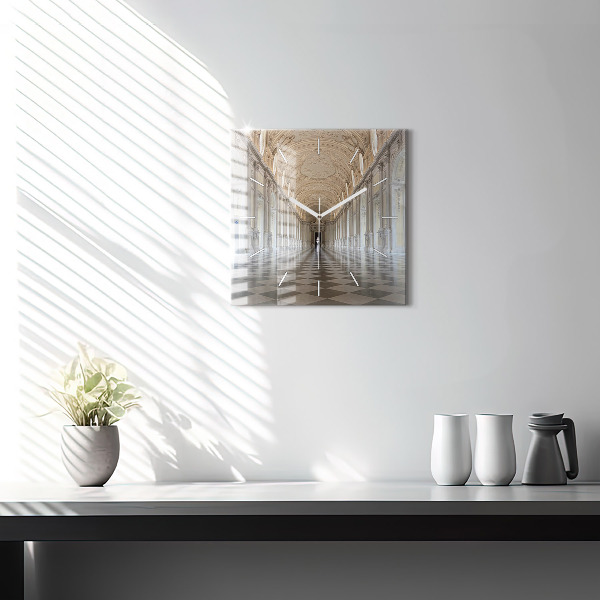 Szögletes fali üvegóra La Veneria Reale Múzeum