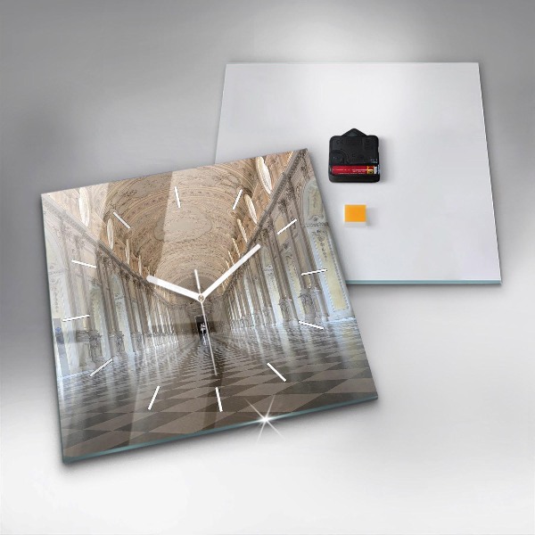 Szögletes fali üvegóra La Veneria Reale Múzeum