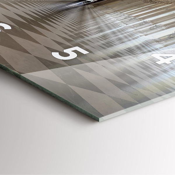 Szögletes fali üvegóra La Veneria Reale Múzeum