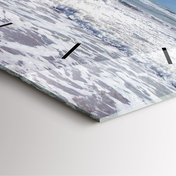 Szögletes fali üvegóra Elsüllyedt vízi jármű