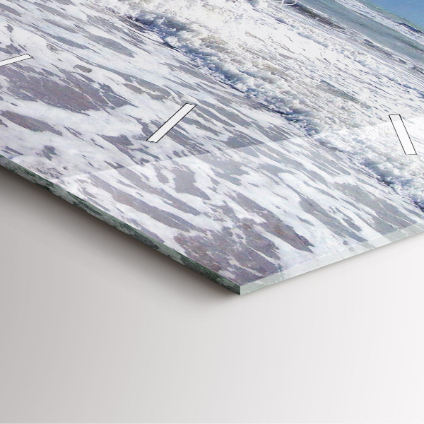 Szögletes fali üvegóra Elsüllyedt vízi jármű