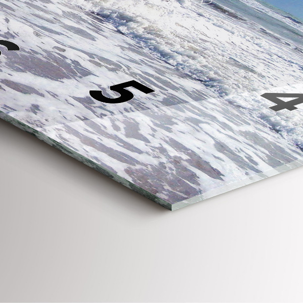 Szögletes fali üvegóra Elsüllyedt vízi jármű