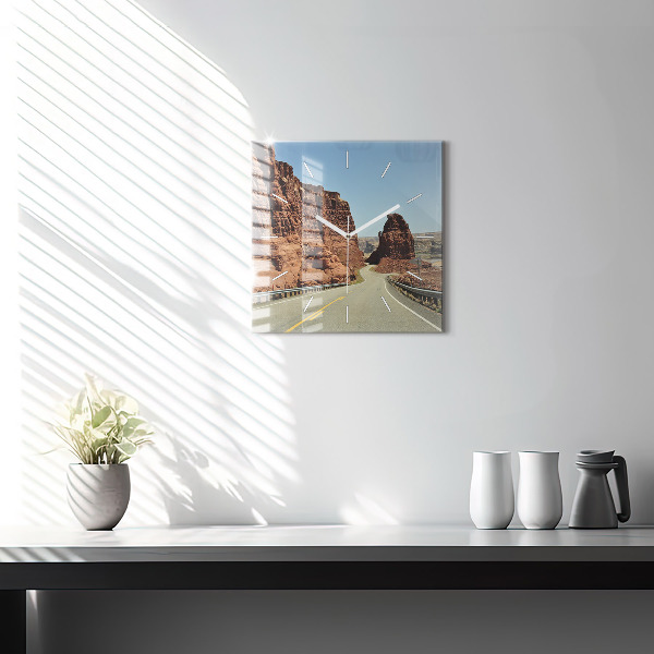 Szögletes fali üvegóra 66-os út az Egyesült Államokban