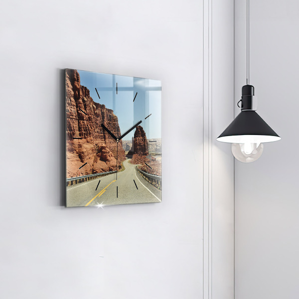 Szögletes fali üvegóra 66-os út az Egyesült Államokban