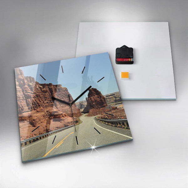 Szögletes fali üvegóra 66-os út az Egyesült Államokban