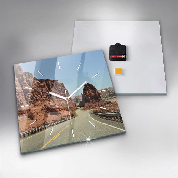 Szögletes fali üvegóra 66-os út az Egyesült Államokban