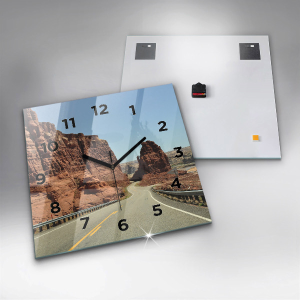 Szögletes fali üvegóra 66-os út az Egyesült Államokban