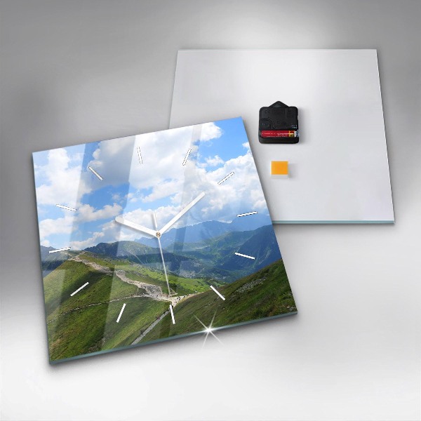 Szögletes fali üvegóra Kasprowy Wierch Zakopane