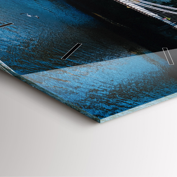 Szögletes fali üvegóra Southportland Skócia