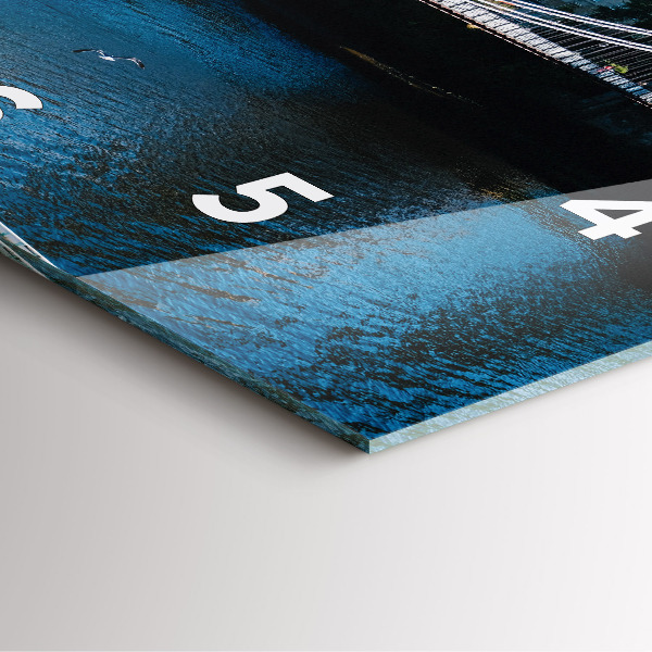 Szögletes fali üvegóra Southportland Skócia