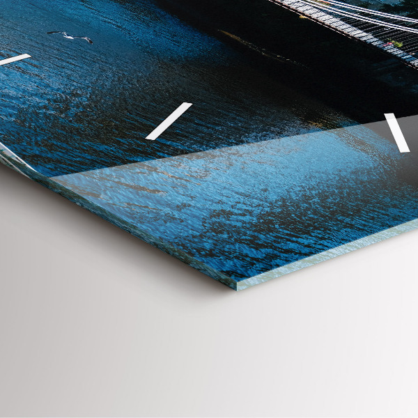 Szögletes fali üvegóra Southportland Skócia