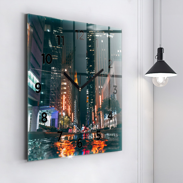 Szögletes fali üvegóra Hilton Houston