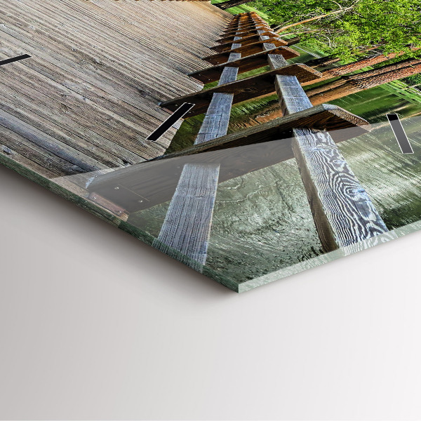 Szögletes fali üvegóra Yosemite fahíd