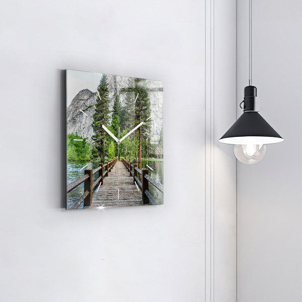 Szögletes fali üvegóra Yosemite fahíd