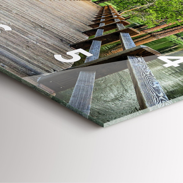 Szögletes fali üvegóra Yosemite fahíd