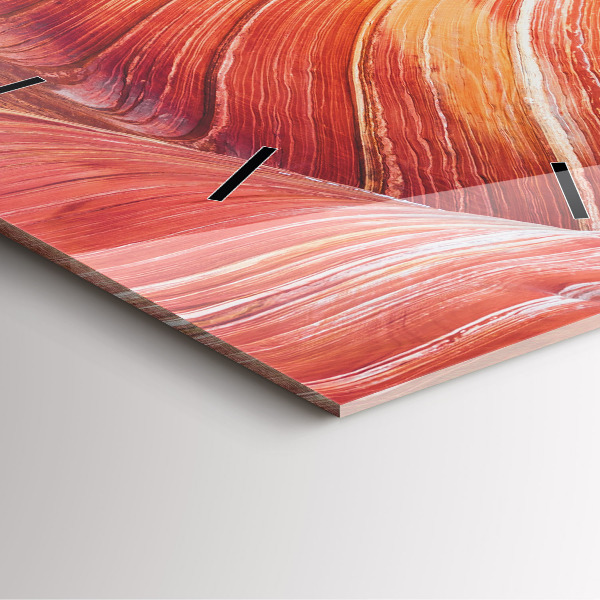 Szögletes fali üvegóra A festői Grand Canyon