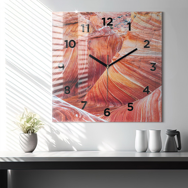 Szögletes fali üvegóra A festői Grand Canyon