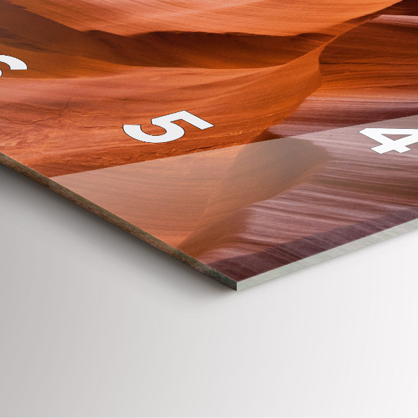 Szögletes fali üvegóra Antilop-kanyon