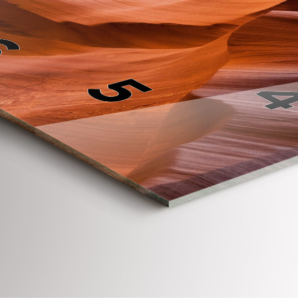 Szögletes fali üvegóra Antilop-kanyon