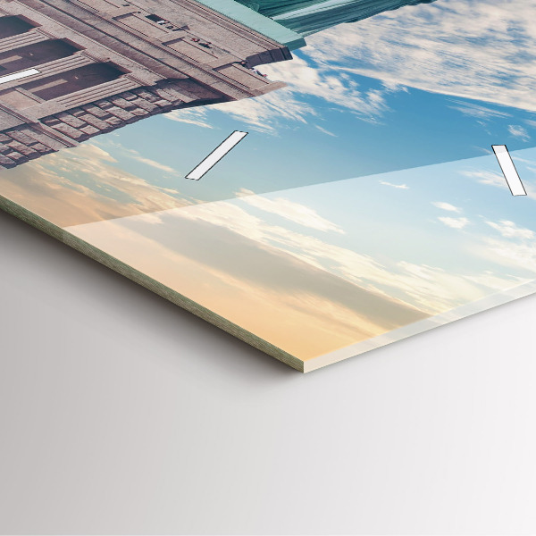 Szögletes fali üvegóra New York-i Szabadság-szobor