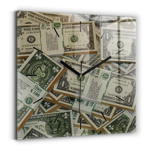 Szögletes fali üvegóra 1 amerikai dollár