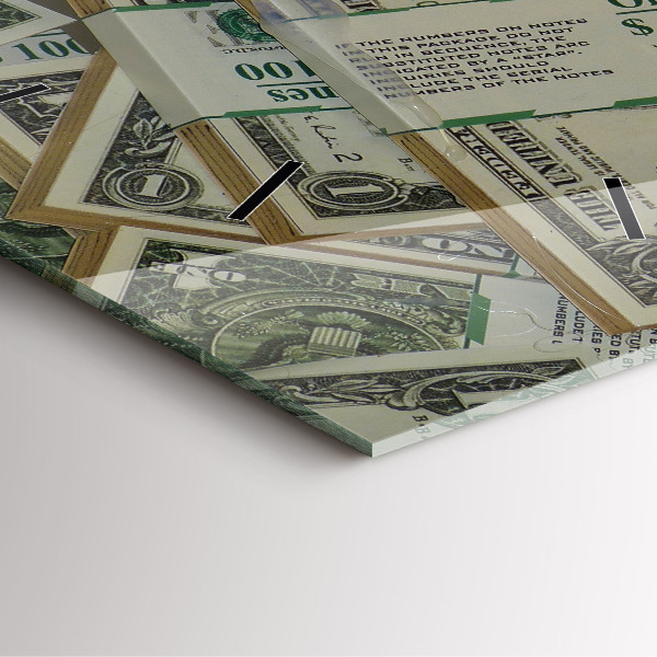 Szögletes fali üvegóra 1 amerikai dollár