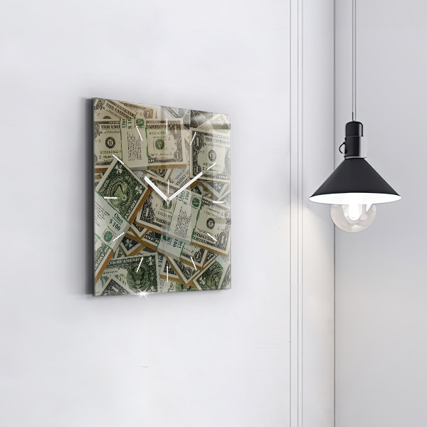 Szögletes fali üvegóra 1 amerikai dollár