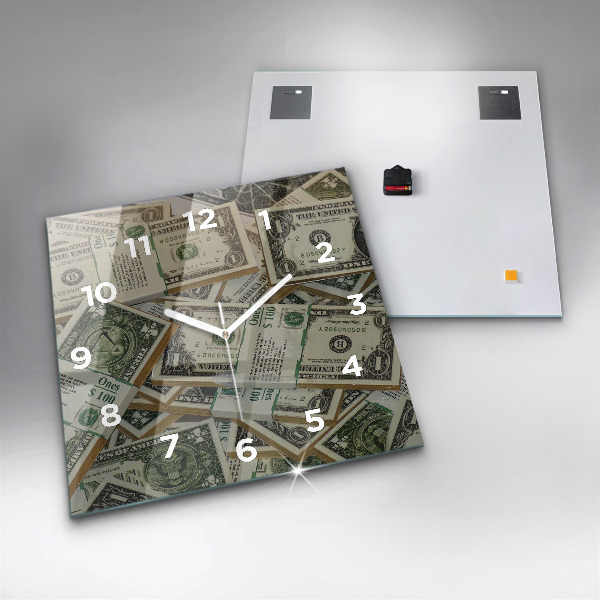 Szögletes fali üvegóra 1 amerikai dollár