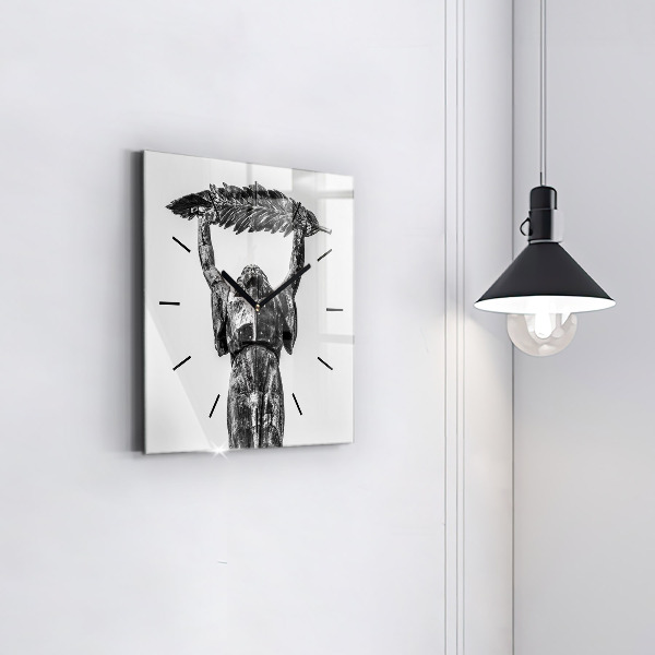 Szögletes fali üvegóra Szabadság-szobor Budapesten