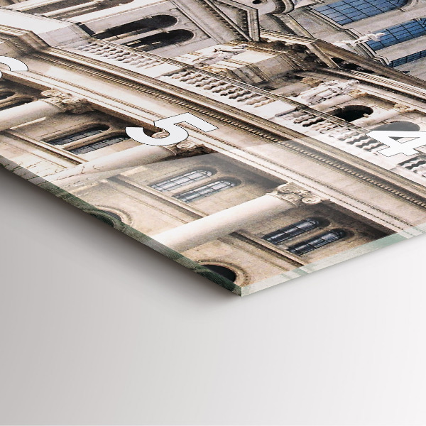 Szögletes fali üvegóra Szent István-bazilika