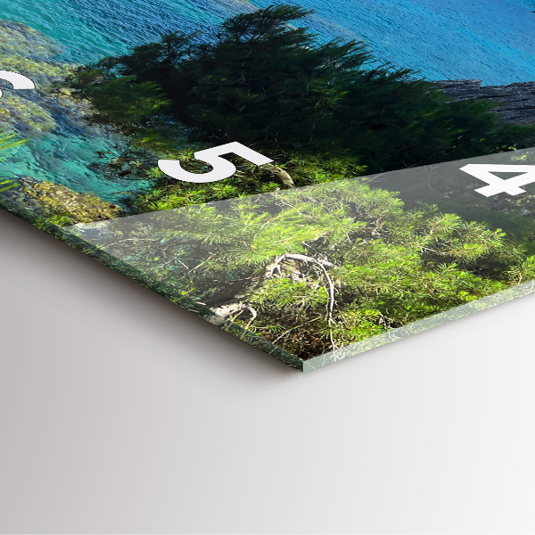 Szögletes fali üvegóra Costa Brava